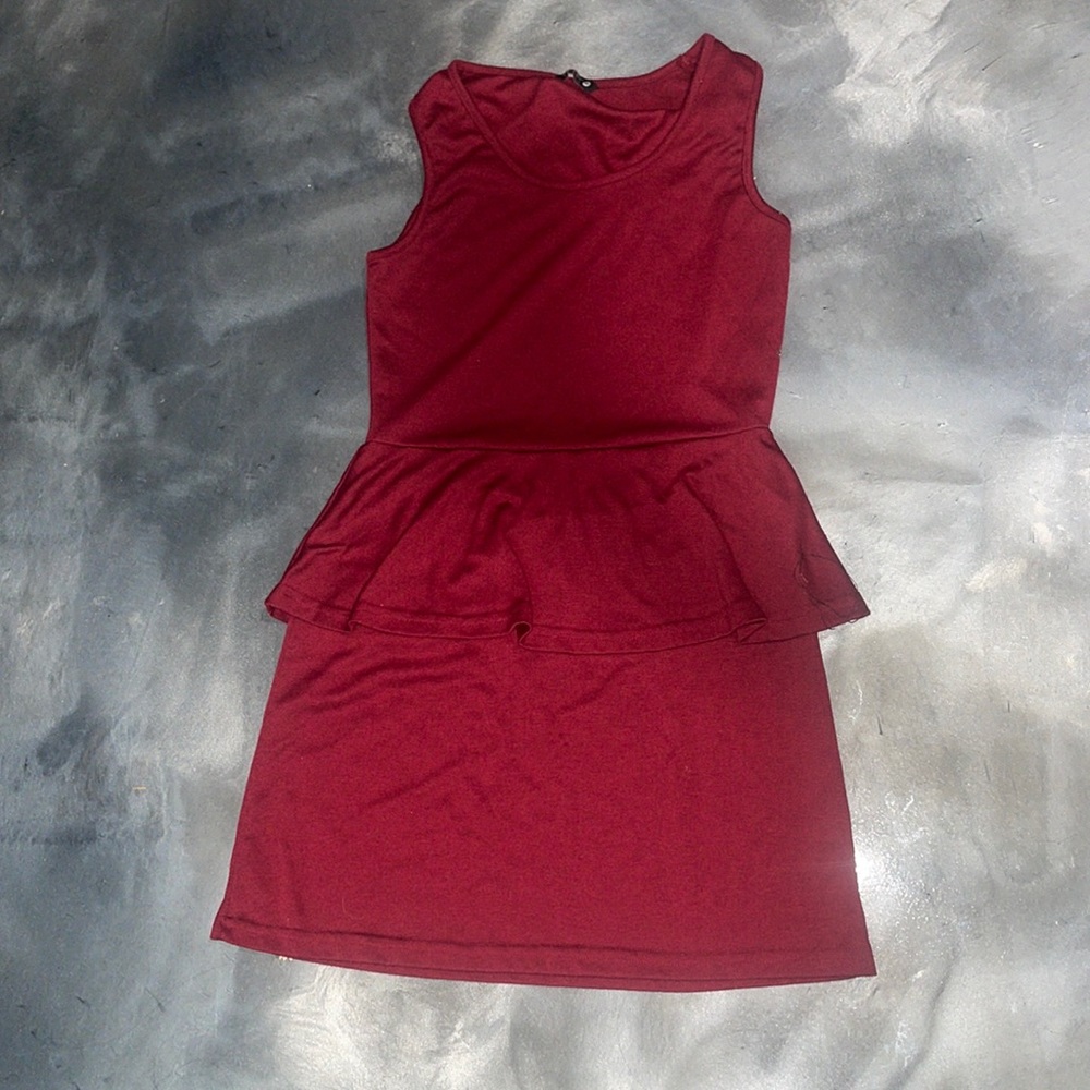 Maroon dress